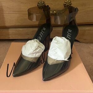 Wild Pair Black Transparent Heels